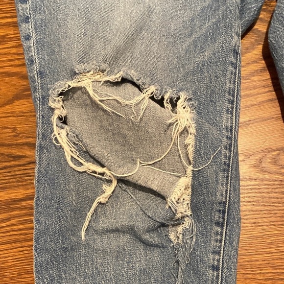 Madewell MidRise Jeans distressed size 18 - Picture 4 of 6